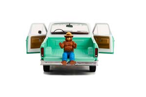 FORD F-100 ПИКАП ONLY YOU CAN PREVENT WILDFIRES C ФИГУРКОЙ МЕДВЕДЯ 1975 FOREST SERVICE GREEN — фото 6