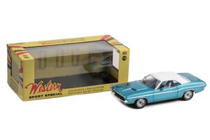 DODGE CHALLENGER "WESTERN SPORT SPECIAL" 1970 BLUE METALLIC/WHITE — фото 2