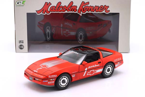 CHEVROLET CORVETTE C4 1988 #1 MALCOLM KONNER / ШЕВРОЛЕ КОРВЕТ C4 МАЛКОЛМ КОННЕР КРАСНЫЙ — фото 3