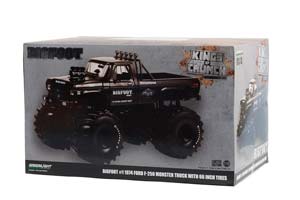 FORD F-250 MONSTER TRUCK BIGFOOT #1 (КОЛЕСА 66 ДЮЙМОВ) BLACK BANDIT EDITION 1974 — фото 3