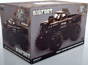 FORD F-250 MONSTER TRUCK BIGFOOT #1 (КОЛЕСА 66 ДЮЙМОВ) BLACK BANDIT EDITION 1974 — фото 5