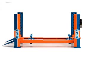 GARAGE FOUR-POST LIFTS / ПОДЪЕМНИК GULF OIL BLUE/ORANGE — фото 3