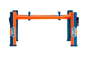 GARAGE FOUR-POST LIFTS / ПОДЪЕМНИК GULF OIL BLUE/ORANGE — фото 5