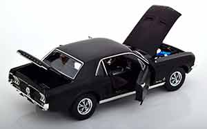 FORD MUSTANG COUPE "COUNTRY SPECIAL" 1968 STEALTH BLACK — фото 4