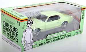 FORD MUSTANG COUPE "SHE COUNTRY SPECIAL" 1967 LIMELITE GREEN — фото 5