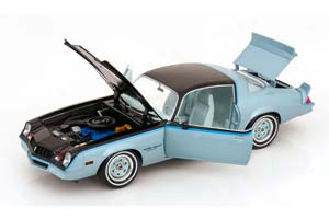 CHEVROLET CAMARO RALLY SPORT 1978 LIGHT BLUE METALLIC/BLACK — фото 3