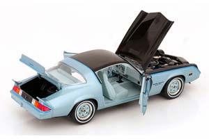 CHEVROLET CAMARO RALLY SPORT 1978 LIGHT BLUE METALLIC/BLACK — фото 4