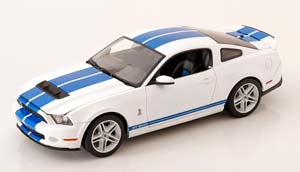 FORD SHELBY GT500 2011 WHITE BLUE