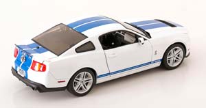 FORD SHELBY GT500 2011 WHITE BLUE — фото 2