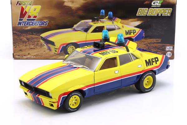 ROOP AND CHARLIE'S FORD FALCON XB 1974 FIRST OF THE V8 INTERCEPTORS / РУП ЧАРЛИЕ ФОРД ФАЛКОН КСБ ПЕРВЫЙ V8 ИНТЕРКЕПТОРС ЖЕЛТЫЙ СИНИЙ — фото 3