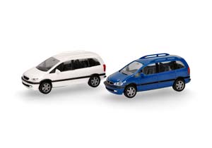 OPEL ZAFIRA A БЕЛЫЙ-СИНИЙ НАБОР 2 ШТ.