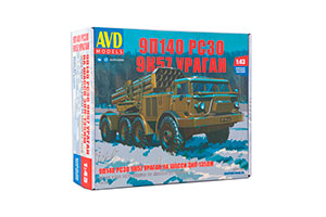 MODEL KIT 9P140 MLRS 9K57 HURRICANE ON CHASSIS ZIL-135LM (USSR RUSSIAN CAR) | СБОРНАЯ МОДЕЛЬ 9П140 РСЗО 9К57 УРАГАН НА ШАССИ ЗИЛ-135ЛМ 