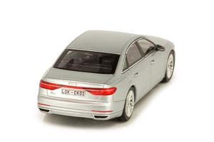 AUDI A8 L 2018 СЕРЕБРИСТЫЙ — фото 4