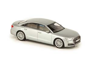 AUDI A8 L 2018 СЕРЕБРИСТЫЙ — фото 5