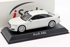 AUDI A8 L 2018 БЕЛЫЙ — фото 2