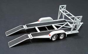 TRAILER WITH TIRE RACK, GRAY — фото 2