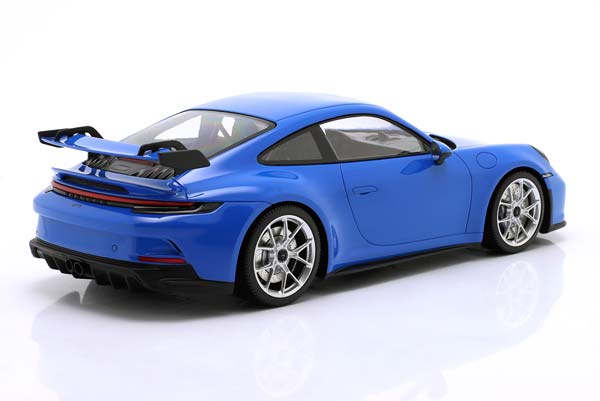 PORSCHE 911 (992) GT3 2021 SHARKBLUE / ПОРШЕ 911 992 ГТ3 АКУЛИЙ СИНИЙ АКУЛИЙ СИНИЙ СЕРЕБРИСТЫЙ ДИСКИ — фото 2