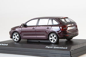 SKODA RAPID SPACEBACK 2013 DARK RED — фото 5