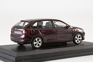 SKODA RAPID SPACEBACK 2013 DARK RED — фото 2