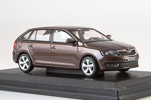 SKODA RAPID SPACEBACK 2013 BROWN — фото 3