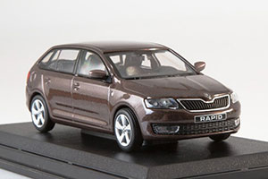 SKODA RAPID SPACEBACK 2013 BROWN — фото 7