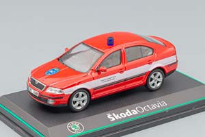 SKODA OCTAVIA HASICSKY HZS LETISTE KARLOVY FIRE ENGINE 2004, RED WHITE