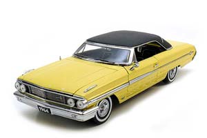 FORD GALAXIE 500 XL HARDTOP 1964 LIGHT YELLOW 