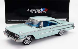 FORD GALAXIE 500XL HARD-TOP CLOSED 1963, GLACIER BLUE