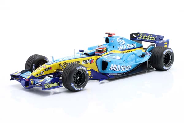 RENAULT R25 #5 WINNER SAN MARINO GP FORMULA 1 WORLD CHAMPION 2005 FERNANDO ALONSO / РЕНО R25 ПОБЕДИТЕЛЬ САН МАРИНО ГРАН-ПРИ ФОРМУЛА-1 ЧЕМПИОН МИРА ФЕРНАНДО АЛОНСО