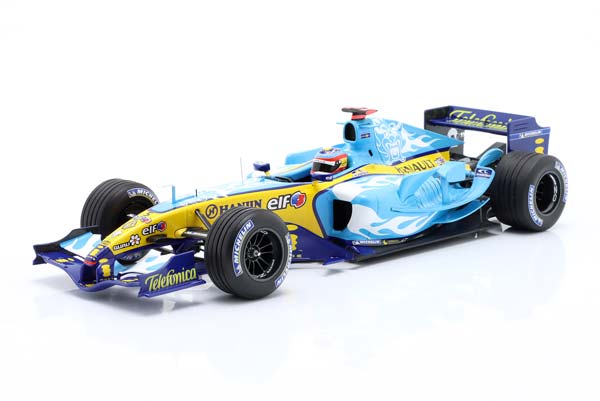 RENAULT R25 #5 2ND BELGIAN GP FORMULA 1 WORLD CHAMPION 2005 F. ALONSO / РЕНО R25 2 МЕСТО БЕЛГИАН ГРАН-ПРИ ФОРМУЛА-1 ЧЕМПИОН МИРА ФЕРНАНДО АЛОНСО
