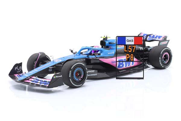 ALPINE A523 #10 8TH MIAMI GP FORMULA 1 2023 PIERRE GASLY / АЛЬПИН A523 8TH МИАМИ ГРАН-ПРИ ФОРМУЛА-1 ПИЕРРЕ ГАСЛЙ