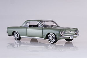 CHEVROLET CORVAIR COUPE 1963 GREEN METALLIC — фото 3