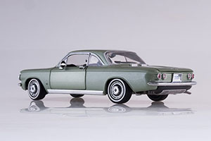 CHEVROLET CORVAIR COUPE 1963 GREEN METALLIC — фото 4