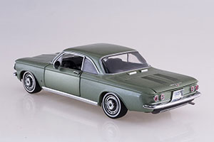 CHEVROLET CORVAIR COUPE 1963 GREEN METALLIC — фото 5