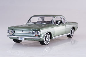 CHEVROLET CORVAIR COUPE 1963 GREEN METALLIC — фото 6