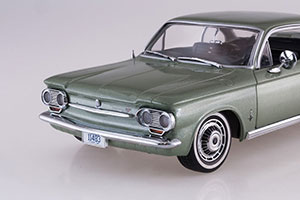 CHEVROLET CORVAIR COUPE 1963 GREEN METALLIC — фото 7