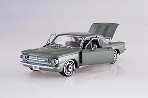 CHEVROLET CORVAIR COUPE 1963 GREEN METALLIC — фото 10