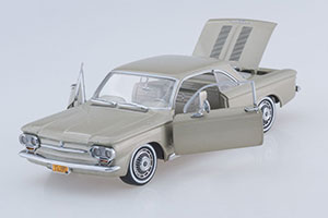 CHEVROLET CORVAIR COUPE 1963 LIGHT GREEN METALLIC — фото 6