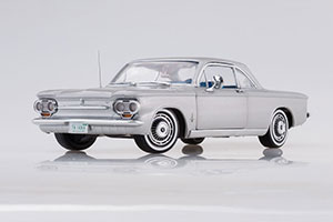 CHEVROLET CORVAIR COUPE 1963 SILVER — фото 5