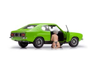 FORD CAPRI RS 1970 GREEN/BLACK — фото 17
