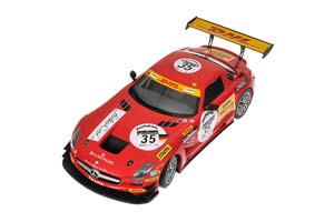 MERCEDES C197 SLS AMG GT3 2011 RED — фото 3