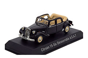 CITROEN TRACTION 15 SIX DECOUVRABLE A.E.A.T 1951 BLACK