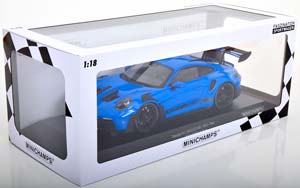 PORSCHE 911 (992) GT3 RS RIMS BLACK 2023 BLUE — фото 3