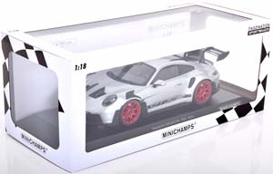 PORSCHE 911 (992) GT3 RS 2023 SILVER RED — фото 3