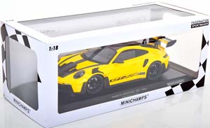 PORSCHE 911 (992) GT3 RS WEISSACH PAKET 2023 YELLOW BLACK — фото 3