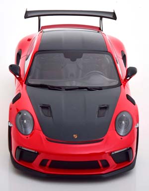 PORSCHE 911 (991 II) GT3 RS WEISSACH PACKAGE WITH GOLD RIMS 2019 RED BLACK — фото 4