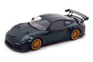 PORSCHE 911 (991 II) GT2 RS WEISSACH PACKAGE - 2018 ЗЕЛЕНЫЙ С ЗОЛОТИСТЫМИ ДИСКАМИ