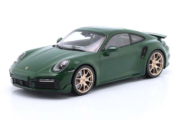 PORSCHE 911 (992) TURBO S COUPE SPORT 2024 GREEN / ПОРШЕ 911 992 ТУРБО КУПЕ СПОРТ ЗЕЛЕНЫЙ ЗЕЛЕНЫЙ ДИСКИ
