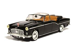 CITROEN 15/6 CHAPRON CONVERTIBLE 1957 BLACK (PRESIDENT OF FRANCE RENE COTY) — фото 1