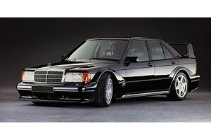 MERCEDES W201-190E 2.5-16 EVO 2 1992 BLUE/BLACK METALLIC — фото 3